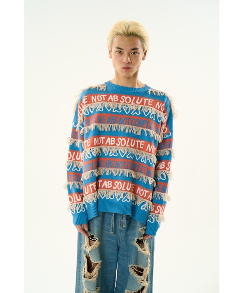 CRAZY BORDER KNIT（ニット/セーター）｜DISCOVERED（ディスカバード