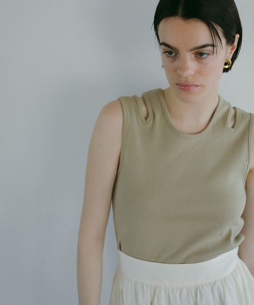 セール】SHOULDER SLIT TANK TOPS（タンクトップ）｜MANOF