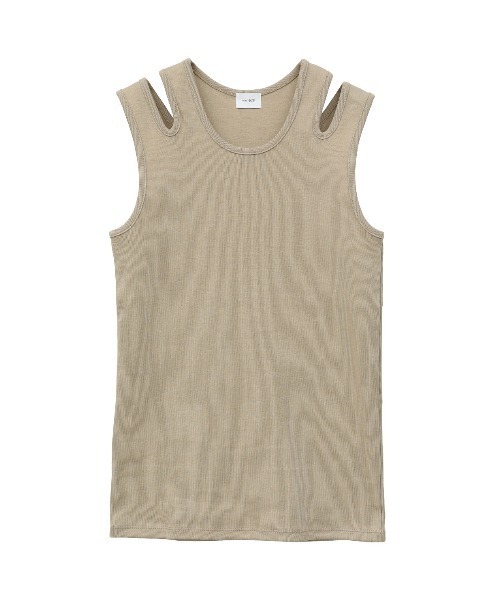 セール】SHOULDER SLIT TANK TOPS（タンクトップ）｜MANOF