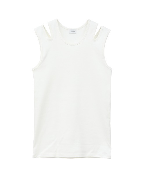 セール】SHOULDER SLIT TANK TOPS（タンクトップ）｜MANOF