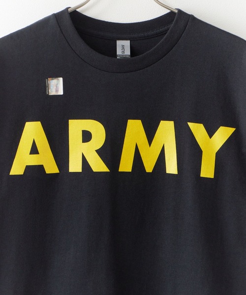 ROOPTOKYO(ループトウキョウ)の「ARMY LOGO CORE TEE 半袖Tシャツ メンズ 夏物 夏服(Tシャツ/カットソー・メンズ・ブラック×ゴールド/グリーン/ブラック・L/XL/M)」の19枚目の写真