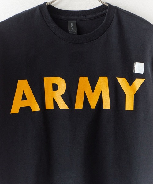 ROOPTOKYO(ループトウキョウ)の「ARMY LOGO CORE TEE 半袖Tシャツ メンズ 夏物 夏服(Tシャツ/カットソー・メンズ・ブラック×ゴールド/グリーン/ブラック・L/XL/M)」の18枚目の写真