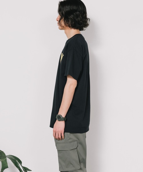 ROOPTOKYO(ループトウキョウ)の「ARMY LOGO CORE TEE 半袖Tシャツ メンズ 夏物 夏服(Tシャツ/カットソー・メンズ・ブラック×ゴールド/グリーン/ブラック・L/XL/M)」の8枚目の写真