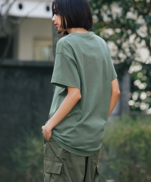 ROOPTOKYO(ループトウキョウ)の「ARMY LOGO CORE TEE 半袖Tシャツ メンズ 夏物 夏服(Tシャツ/カットソー・メンズ・ブラック×ゴールド/グリーン/ブラック・L/XL/M)」の13枚目の写真