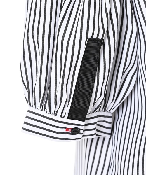 Narcissus（ナルシス）の「【Narcissus】ストライプパフブラウス（シャツ/ブラウス・レディース・ブルー/ホワイト・FREE）」の17枚目の写真