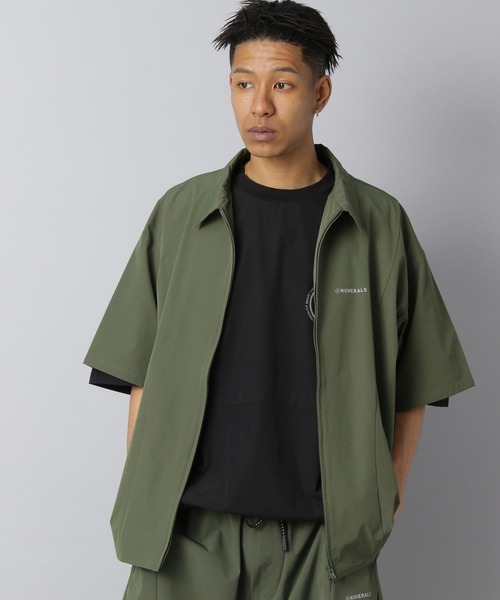 NUMERALS(ヌメラルズ)の「【NUMERALS】ライトシェルジップシャツ(シャツ/ブラウス・メンズ・グレー/ブラック/カーキ・MEDIUM/LARGE)」の3枚目の写真