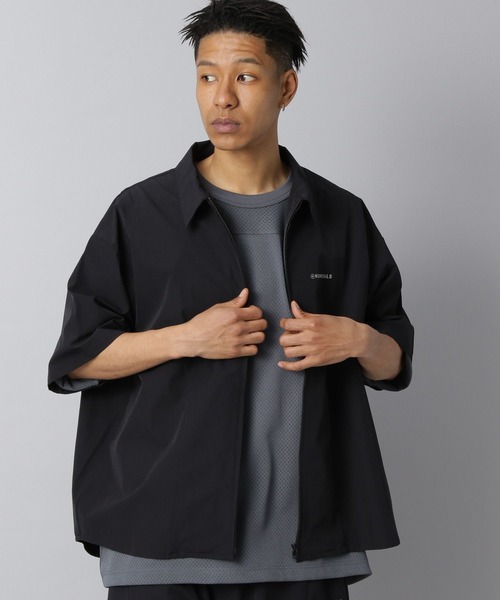 NUMERALS(ヌメラルズ)の「【NUMERALS】ライトシェルジップシャツ(シャツ/ブラウス・メンズ・グレー/ブラック/カーキ・MEDIUM/LARGE)」の9枚目の写真