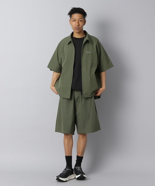 NUMERALS(ヌメラルズ)の「【NUMERALS】ライトシェルジップシャツ(シャツ/ブラウス・メンズ・グレー/ブラック/カーキ・MEDIUM/LARGE)」の10枚目の写真