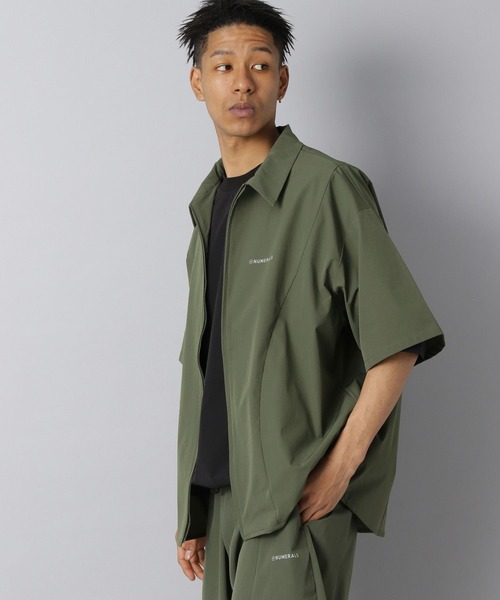 NUMERALS(ヌメラルズ)の「【NUMERALS】ライトシェルジップシャツ(シャツ/ブラウス・メンズ・グレー/ブラック/カーキ・MEDIUM/LARGE)」の12枚目の写真