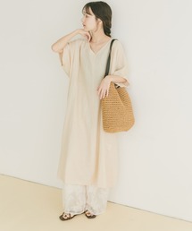 ITEMS URBANRESEARCH | リネンレーヨンドルマンワンピース(ワンピース)