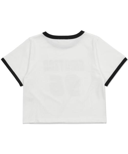 WEGO（ウィゴー）の「WEGO/ナンバリングリンガーチビT（Tシャツ/カットソー・レディース・レッド/ホワイト/ネイビー・FREE）」の9枚目の写真