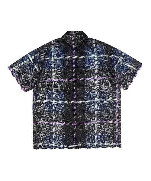 NON TOKYO(ノントーキョー)の「LACE HALF SLEEVE SHIRT & LACE SCARF(Tシャツ/カットソー・レディース・ブラック/ホワイト×グリーン/チェック・FREE)」の20枚目の写真