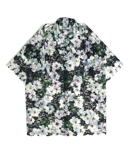 NON TOKYO(ノントーキョー)の「LACE HALF SLEEVE SHIRT & LACE SCARF(Tシャツ/カットソー・レディース・ブラック/ホワイト×グリーン/チェック・FREE)」の14枚目の写真