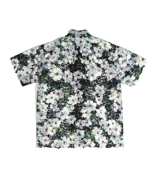 NON TOKYO(ノントーキョー)の「LACE HALF SLEEVE SHIRT & LACE SCARF(Tシャツ/カットソー・レディース・ブラック/ホワイト×グリーン/チェック・FREE)」の13枚目の写真