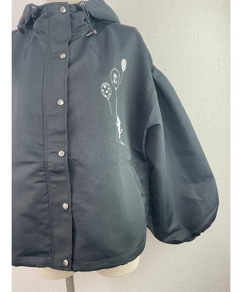 Rydia（リディア）の「コビニャーマウンテンパーカー（ブルゾン・レディース・ブラック/カーキ/ベージュ・M）」の4枚目の写真