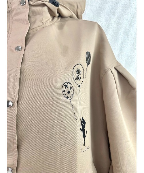 Rydia（リディア）の「コビニャーマウンテンパーカー（ブルゾン・レディース・ブラック/カーキ/ベージュ・M）」の10枚目の写真