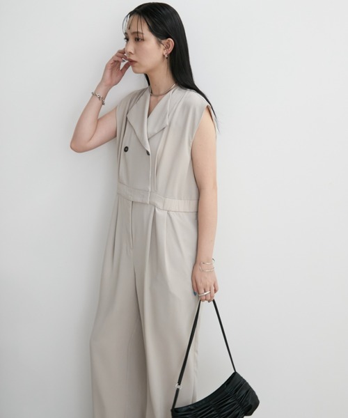 ✨極美品✨anuans　テーラーオールインワン　オーバーオール　ノースリーブ ✨極美品✨anuans テーラーオールインワン オーバーオール