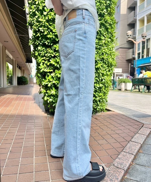 NEEDBY heritage(ニードバイヘリテージ)の「NEEDBY heritage(ニードバイヘリテージ)LUNA/ワイドストレート(デニムパンツ・レディース・ブルー系その他3・23/24/25/26)」の8枚目の写真