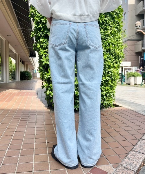 NEEDBY heritage(ニードバイヘリテージ)の「NEEDBY heritage(ニードバイヘリテージ)LUNA/ワイドストレート(デニムパンツ・レディース・ブルー系その他3・23/24/25/26)」の9枚目の写真
