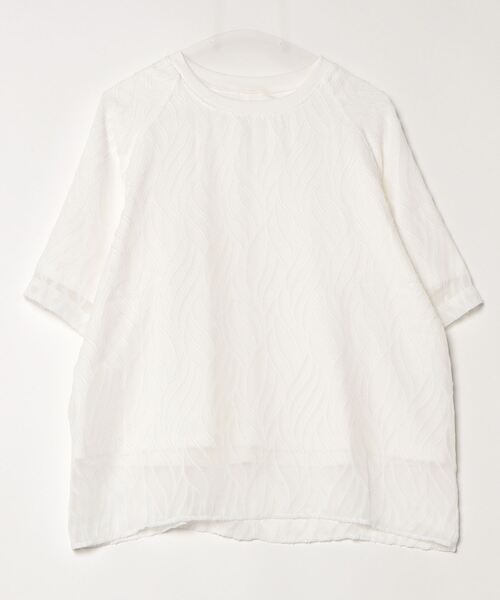 tシャツ シアージャガードドッキングカットプルオーバー レディース セール】シアージャガードドッキングカットプルオーバー（T