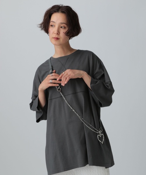 LEPSIM（レプシィム）の「マルチWAYロングストラップ　328052（スマホグッズ・レディース・チャコールグレー/ブラック・ONE SIZE）」の6枚目の写真