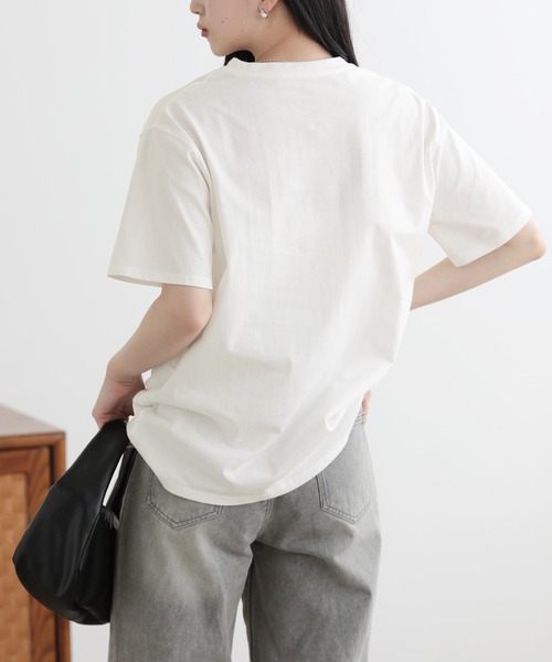 SUNFLOWER EIGHT(サンフラワーエイト)の「プリントTシャツ(Tシャツ/カットソー・レディース・ホワイト系その他/ホワイト系その他3/ブラック系その他2/ホワイト系その他2/ブラック系その他/ブラック系その他3・M)」の8枚目の写真