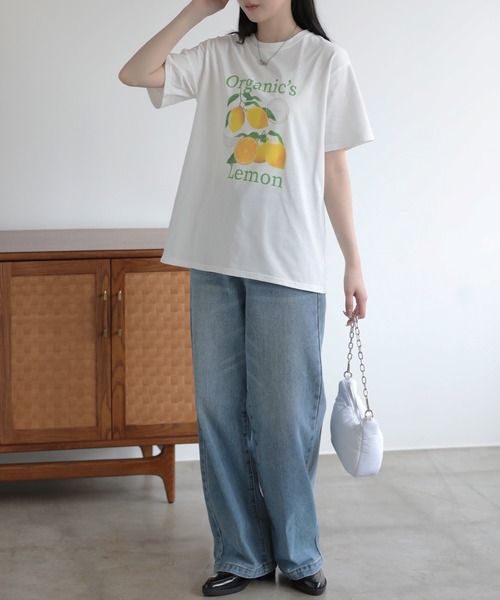 SUNFLOWER EIGHT(サンフラワーエイト)の「プリントTシャツ(Tシャツ/カットソー・レディース・ホワイト系その他/ホワイト系その他3/ブラック系その他2/ホワイト系その他2/ブラック系その他/ブラック系その他3・M)」の15枚目の写真