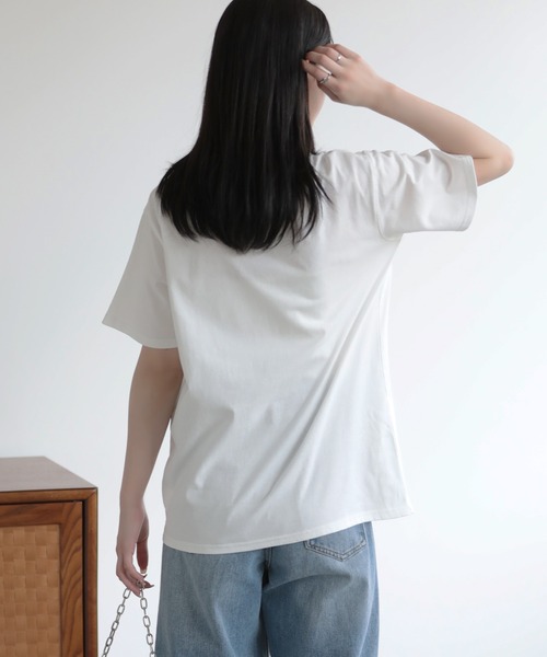 SUNFLOWER EIGHT(サンフラワーエイト)の「プリントTシャツ(Tシャツ/カットソー・レディース・ホワイト系その他/ホワイト系その他3/ブラック系その他2/ホワイト系その他2/ブラック系その他/ブラック系その他3・M)」の18枚目の写真