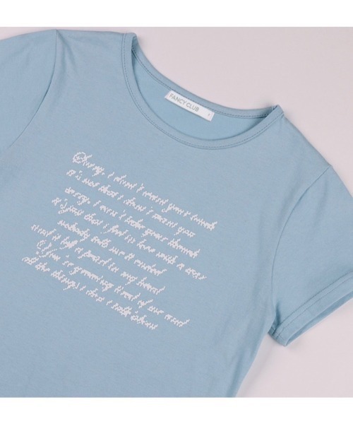 FANCY CLUB】ANGEL MARK CROP TEE（Tシャツ/カットソー）｜FANCY