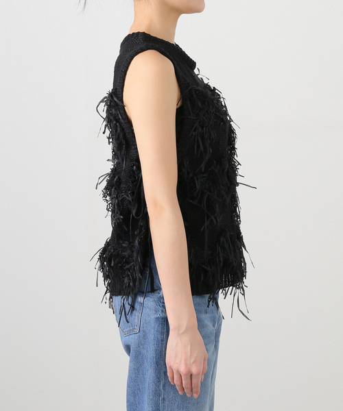 イエナ  RITTOリット IENA（イエナ）の「【RITTO/リット】コットンVネック リボン