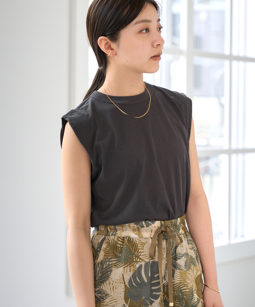 イエナ　ATON FRESCA SINGLE JERSEY ST ブラック FRESCA SINGLE JERSEY | SATNDARD T-SHIRT – ATON | エイトン