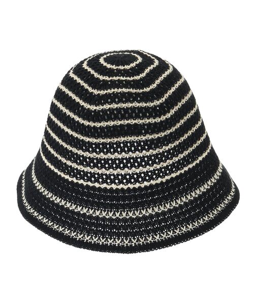 Green Parks(グリーンパークス)の「every walk.雑材バケットハット(ハット・レディース・その他7/アイボリー/ブラック・FREE)」の8枚目の写真