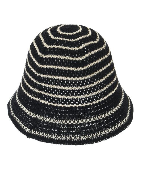 Green Parks(グリーンパークス)の「every walk.雑材バケットハット(ハット・レディース・その他7/アイボリー/ブラック・FREE)」の10枚目の写真