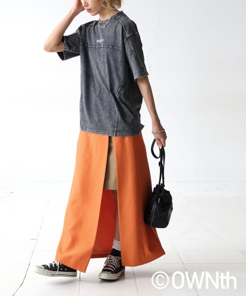 antiqua（アンティカ）の「リブ切替デザインTシャツ（Tシャツ/カットソー・レディース・ブラック/ホワイト・ONESIZE）」の21枚目の写真