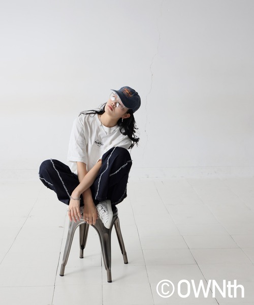 antiqua（アンティカ）の「リブ切替デザインTシャツ（Tシャツ/カットソー・レディース・ブラック/ホワイト・ONESIZE）」の3枚目の写真