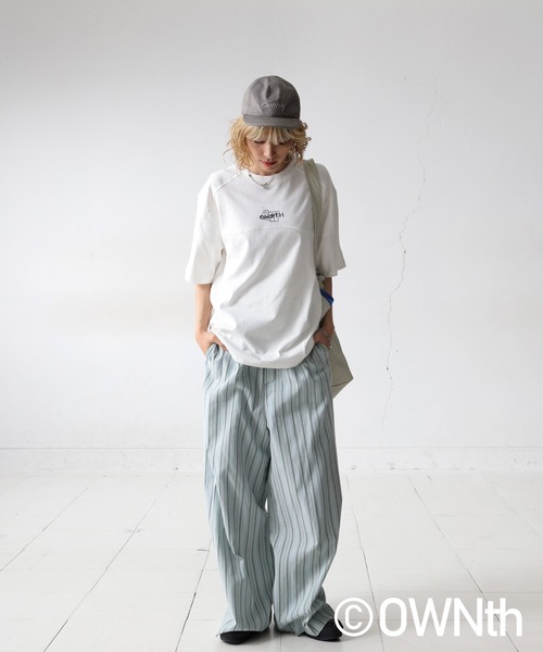 antiqua（アンティカ）の「リブ切替デザインTシャツ（Tシャツ/カットソー・レディース・ブラック/ホワイト・ONESIZE）」の9枚目の写真