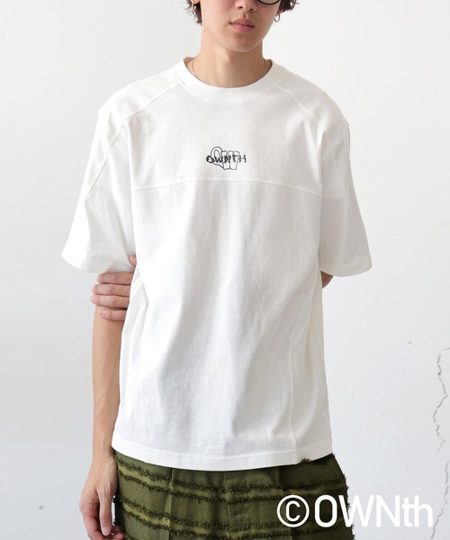 antiqua（アンティカ）の「リブ切替デザインTシャツ（Tシャツ/カットソー・レディース・ブラック/ホワイト・ONESIZE）」の10枚目の写真