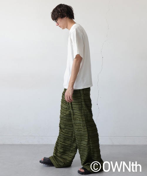 antiqua（アンティカ）の「リブ切替デザインTシャツ（Tシャツ/カットソー・レディース・ブラック/ホワイト・ONESIZE）」の11枚目の写真