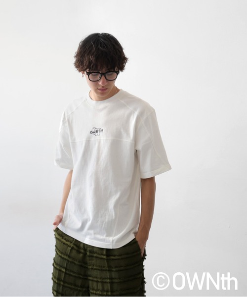 antiqua（アンティカ）の「リブ切替デザインTシャツ（Tシャツ/カットソー・レディース・ブラック/ホワイト・ONESIZE）」の12枚目の写真