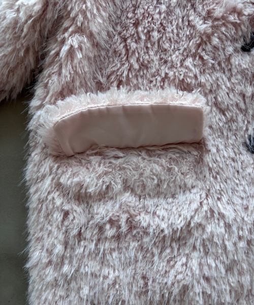 セール】【ViVi掲載】プードルボアダブルテーラードジャケット