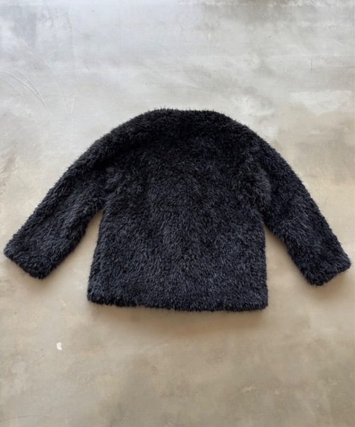 SHAGGIE（シャギー）の「【ViVi掲載】プードルボアダブルテーラードジャケット（テーラードジャケット・レディース・ブラック/ピンク/ベージュ・FREE）」の11枚目の写真