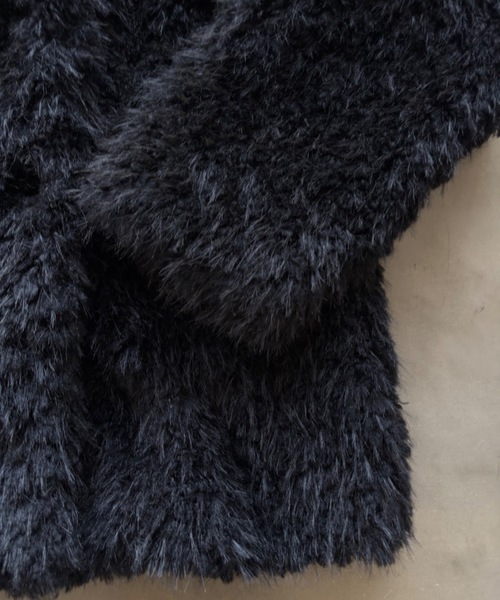 セール】【ViVi掲載】プードルボアダブルテーラードジャケット