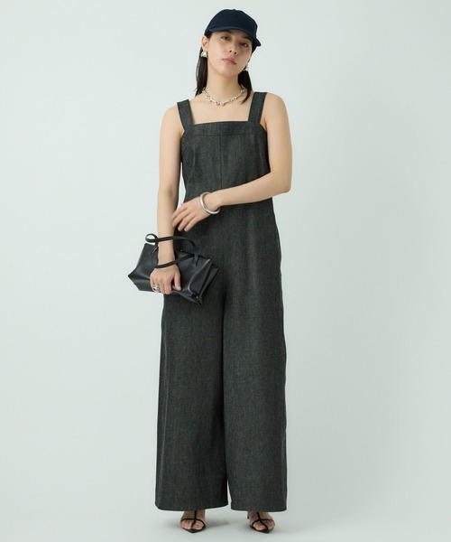 Chaos（カオス）の「Chaos(カオス)/◆WHY NOT NOW◆バナックサロペット（サロペット/オーバーオール・レディース・ブラック・FREE）」の3枚目の写真