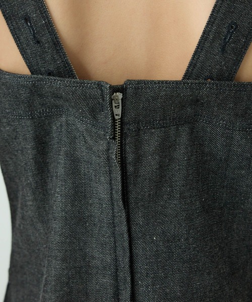 Chaos（カオス）の「Chaos(カオス)/◆WHY NOT NOW◆バナックサロペット（サロペット/オーバーオール・レディース・ブラック・FREE）」の12枚目の写真