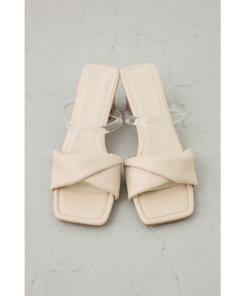 AZUL by moussy(アズールバイマウジー)の「ツイストベルトサンダル(サンダル・レディース・アイボリー/ブラック・SMALL/MEDIUM/LARGE)」の7枚目の写真