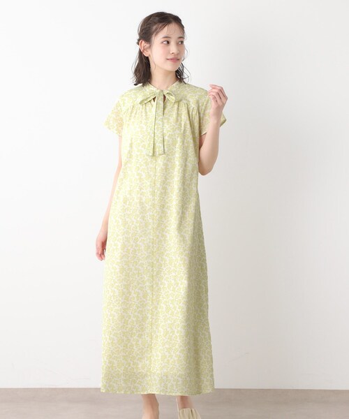 LAURA ASHLEY - 【Lauraashley】総柄七分袖ワンピースの通販 by