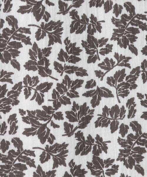 LAURA ASHLEY(ローラアシュレイ)の「【コットン100%/洗える/同柄アイテムあり】ハーゲート リーブス柄 ボウタイワンピース(ワンピース・レディース・ライトイエロー系1/ブラウン系1・38/40)」の10枚目の写真