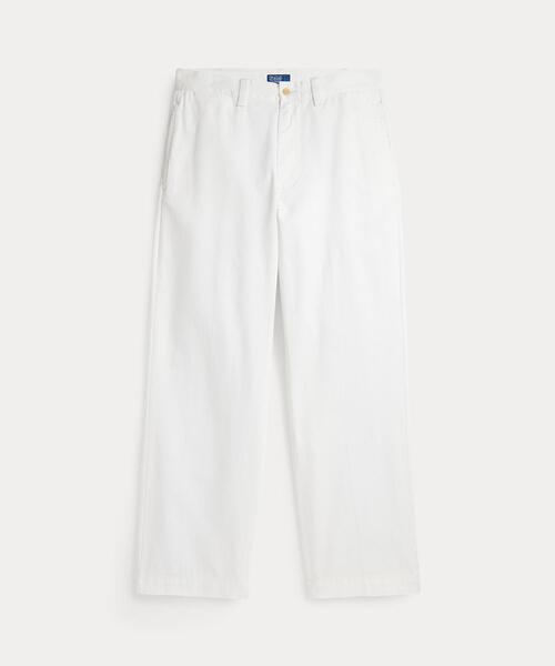 POLO RALPH LAUREN(ポロ ラルフ ローレン)の「コットン チノ ストレートレッグ パンツ(チノパンツ・レディース・ホワイト・00/0/2/4/6/8)」の2枚目の写真