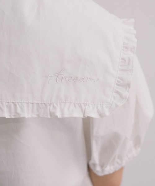 Areeam（アリーム）の「フリルセ－ラーカラーブラウス（シャツ/ブラウス・レディース・ライトブルー/オフホワイト・FREE）」の21枚目の写真