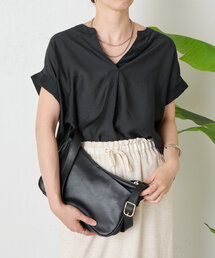 Jena espace merveilleux | 【スッキリ半袖シャツ】フロントタックシアーブラウス(シャツ/ブラウス)